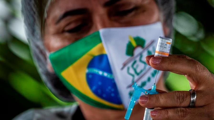 Arranca la vacunación masiva contra la covid de todo un municipio de Brasil