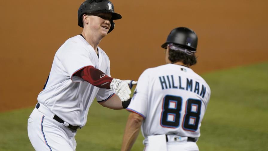 Marlins vencen a Dodgers con HR de Aguilar en la 9na entrada