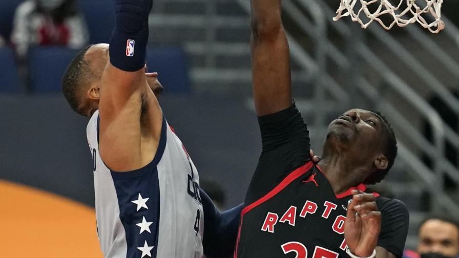 Raptors vencen a Wizards con triple dramático de Trent