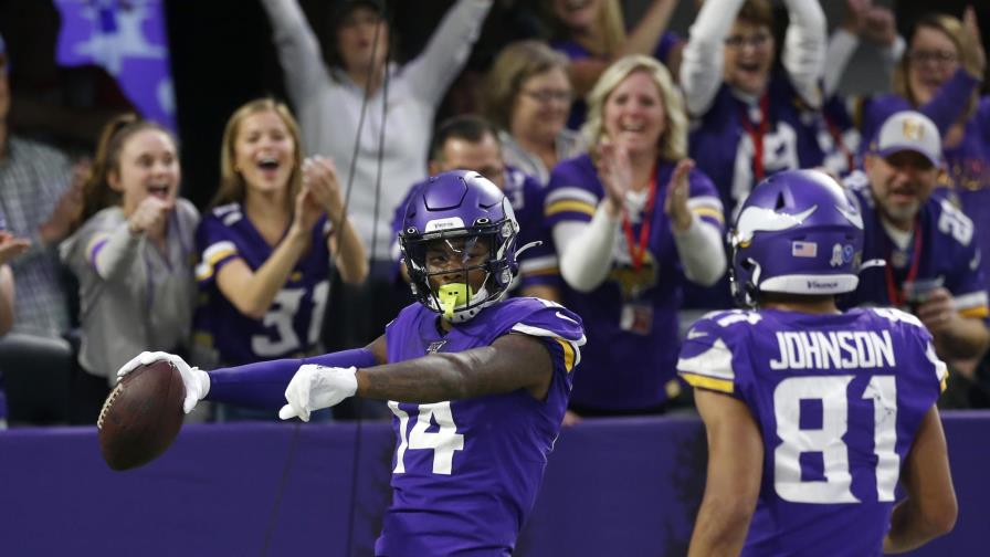 Vikings revierten déficit de 20 puntos y superan a Broncos