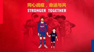 El Barça impulsa campaña para solidarizarse con China por la crisis sanitaria