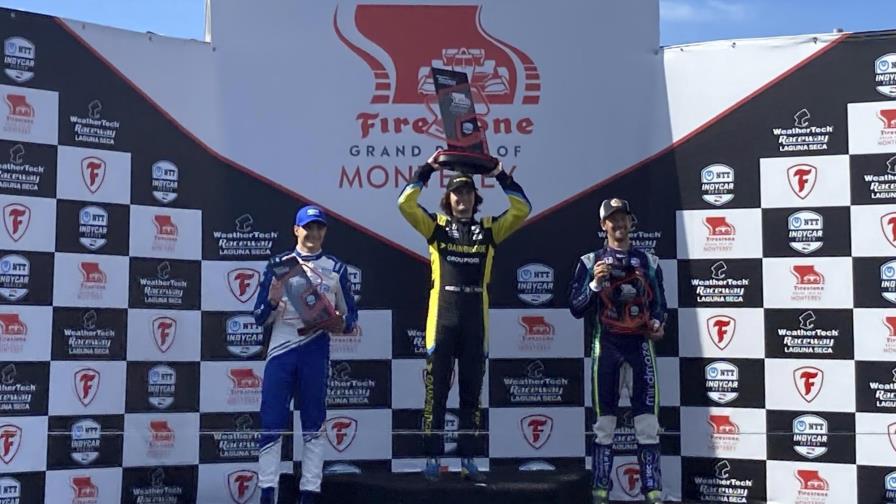 Herta gana en Laguna Seca y supera a su padre con triunfo