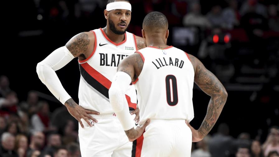 Blazers dan contrato garantizado a Carmelo Anthony
