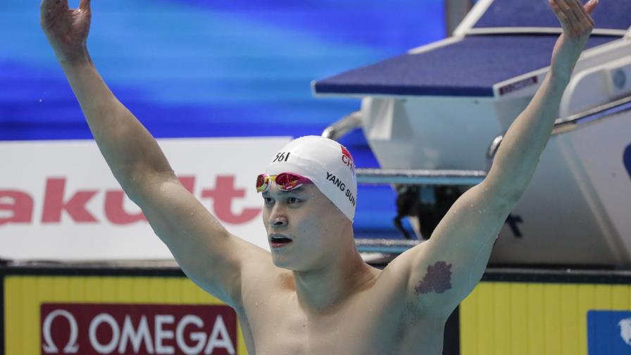 Ratifican suspensión de Sun Yang, no competirá en Tokio Ratifican suspensión de Sun Yang, no competirá en Tokio