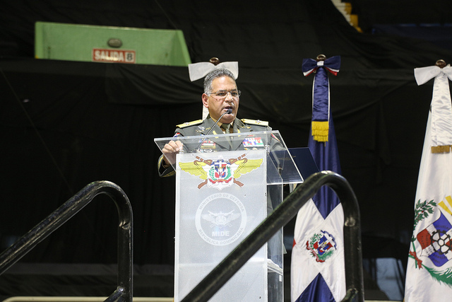 General de brigada Luis Alberto Coronado Abreu, director de las escuelas vocacionales. 