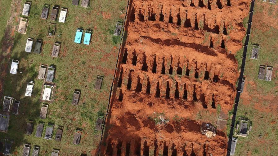 Brasil reporta 3.251 muertes por COVID-19 en un solo día