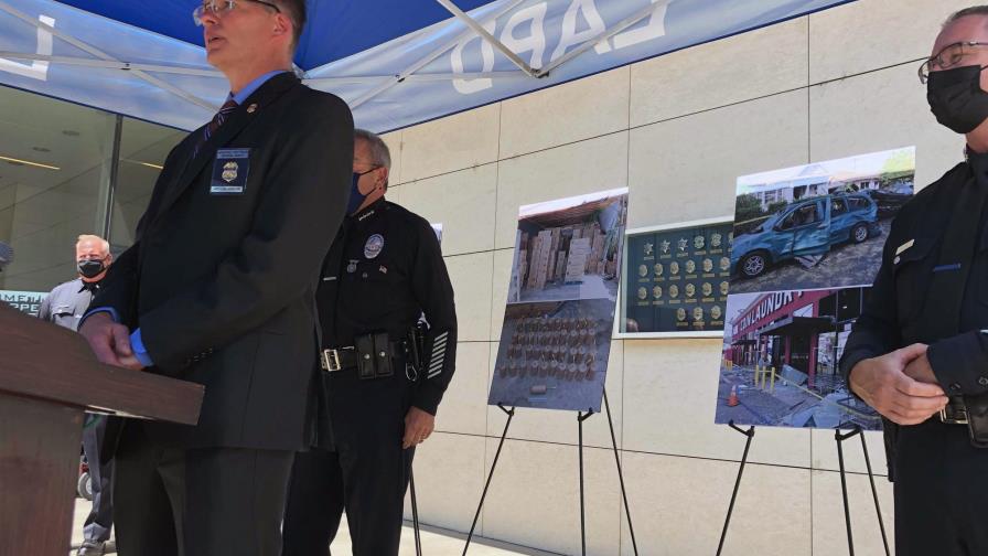 Policía: Escuadrón antibombas provocó explosión en LA