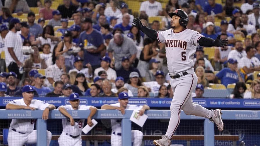 Escobar jonronea y Diamondbacks se impone 5-2 a Dodgers