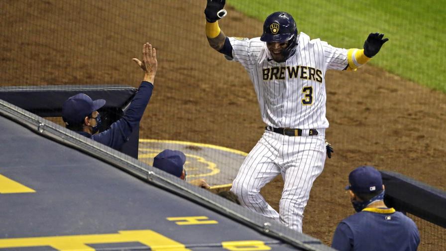 Nottingham aporta grand slam a triunfo de Cerveceros