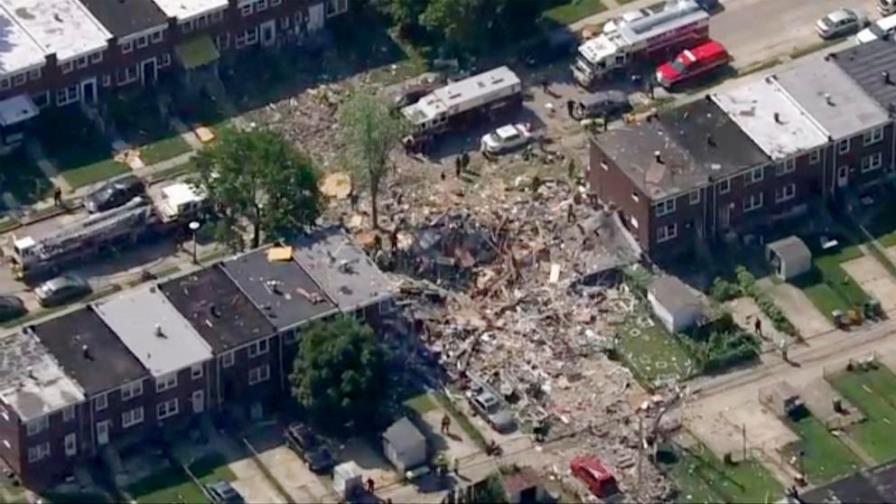 Un muerto y tres heridos durante explosión en Baltimore Un muerto y tres heridos durante explosión en Baltimore