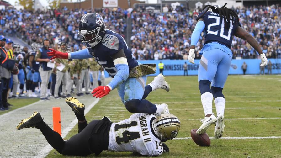 Titans superan 23-21 a Saints y alargan mejor racha de NFL Titans superan 23-21 a Saints y alargan mejor racha de NFL