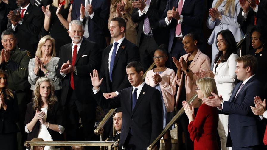 Guaidó asiste a discurso de Estado de la Unión de Trump