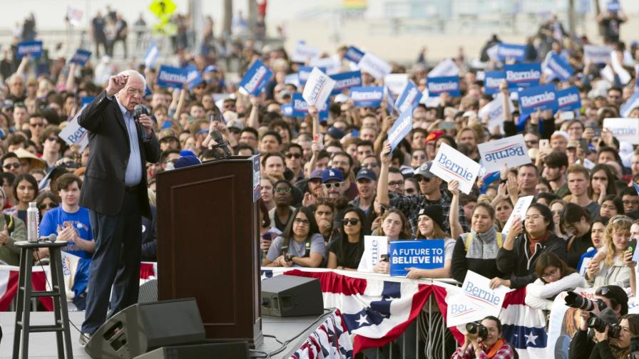 Rivales tratan de acortar ventaja de Sanders en California