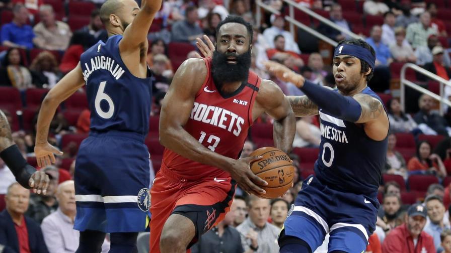 Con 37 puntos de Harden, Rockets salen de mala racha Con 37 puntos de Harden, Rockets salen de mala racha