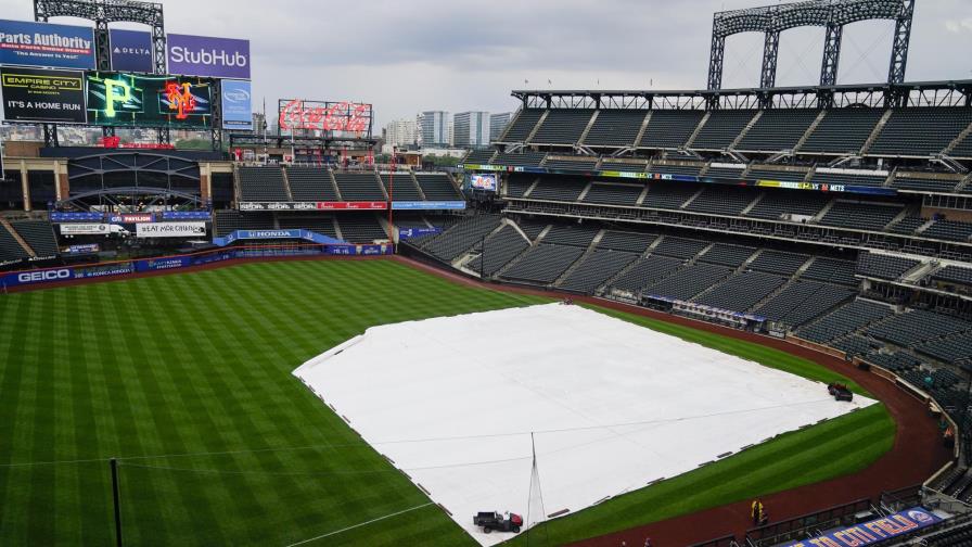 Suspenden juego entre Mets y Piratas por lluvia