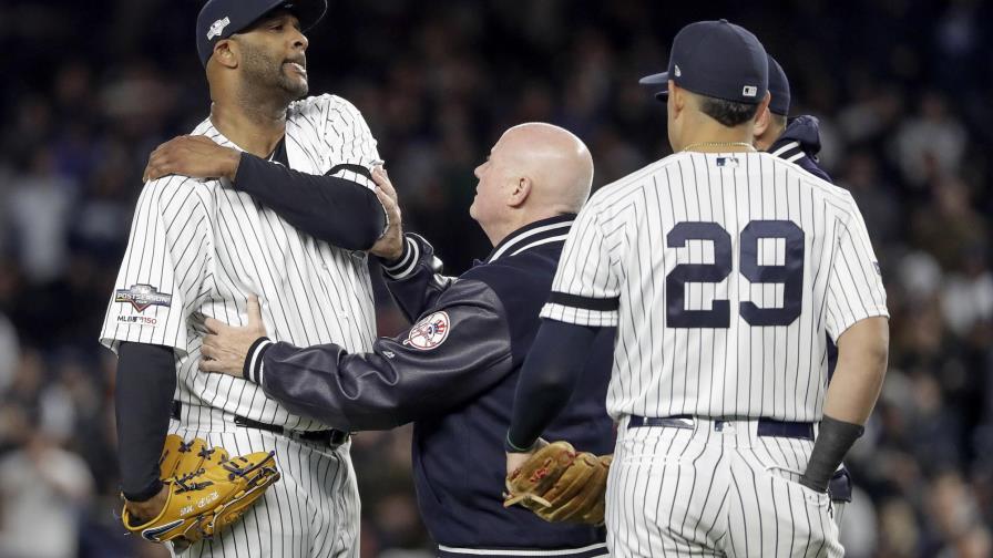 Lanzador Sabathia y Yanquis tropiezan al quedar al borde del abismo