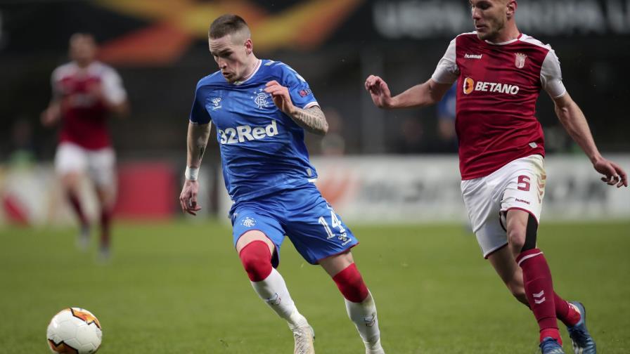 Rangers superan al Braga y avanzan en Liga Europa