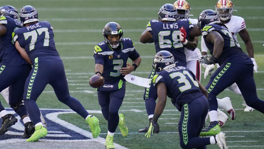 Con 4 pases de touchdown de Wilson. Seahawks vencen a 49ers