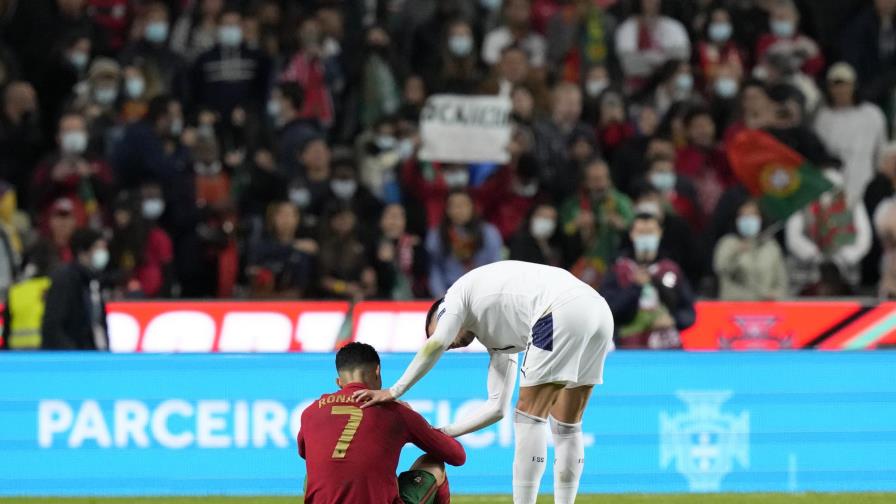 Cristiano Ronaldo anima a Portugal tras caer en repechaje