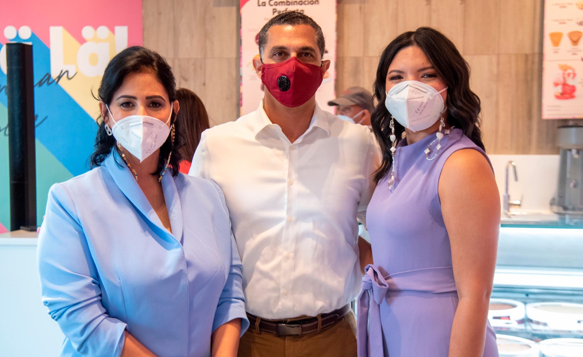 Jenny Gutiérrez, Osvaldo González y Mónica Saveri.