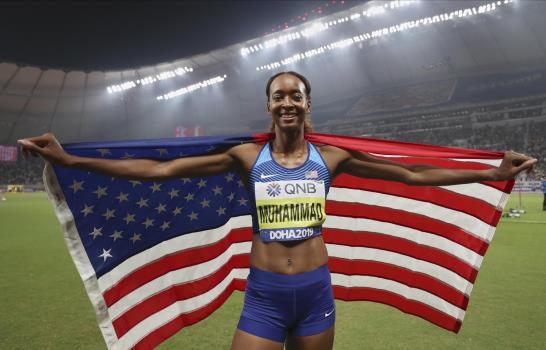 Dalilah Muhammad bate récord mundial de 400 vallas Dalilah Muhammad bate récord mundial de 400 vallas