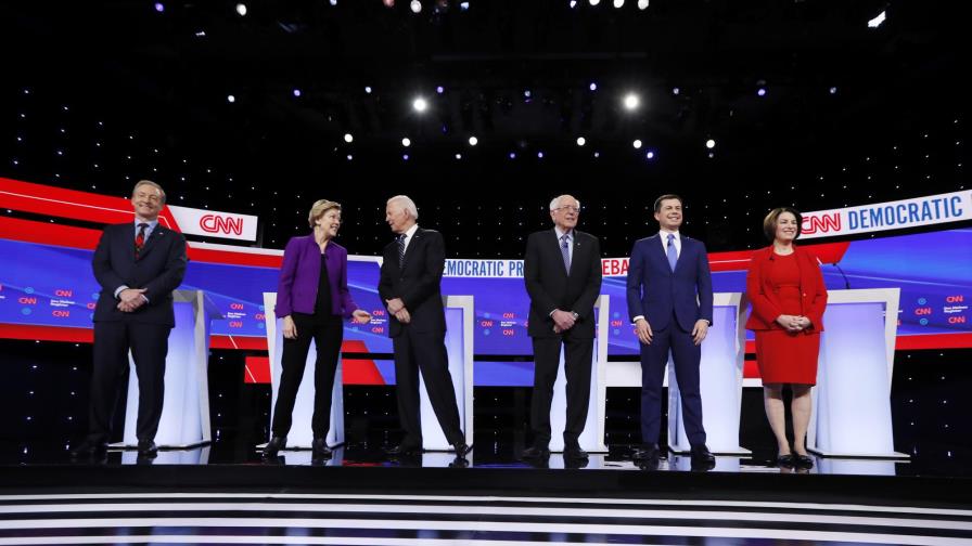 Todo listo para debate demócrata, el primero con Bloomberg