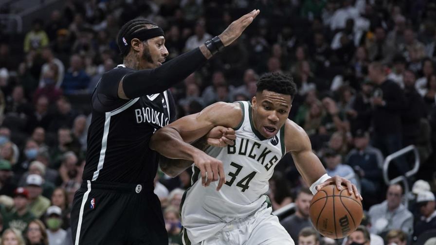 Bucks inician defensa del título ganando 127-104 a Nets