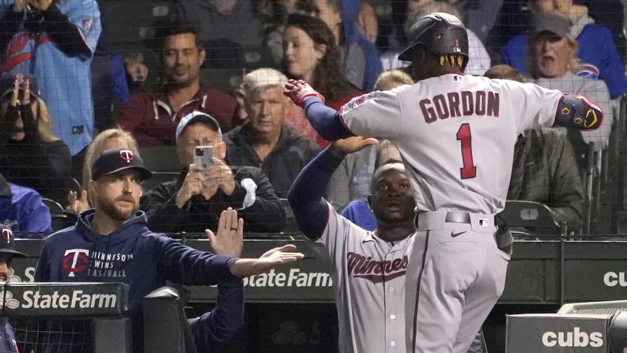 Gordon aporta jonrón a triunfo de Mellizos sobre Cachorros