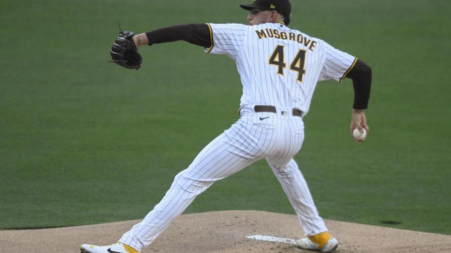 Musgrove brilla; Machado la saca y empuja tres