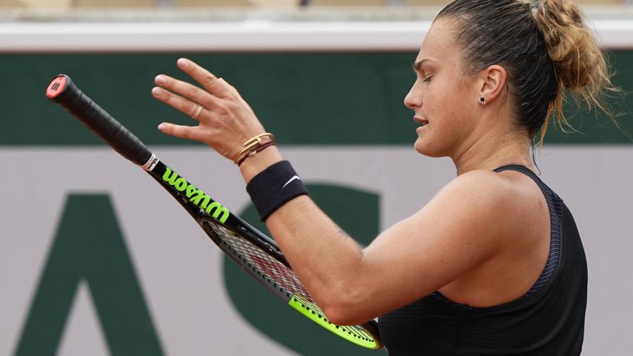 Siguen sorpresas en Abierto de Francia; fuera Sabalenka Siguen sorpresas en Abierto de Francia; fuera Sabalenka