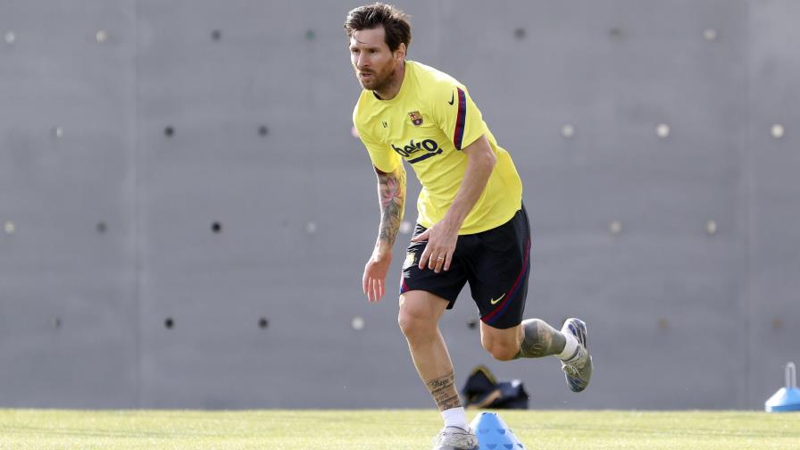 Messi, con una pequeña contractura, sigue sin entrenarse con el grupo