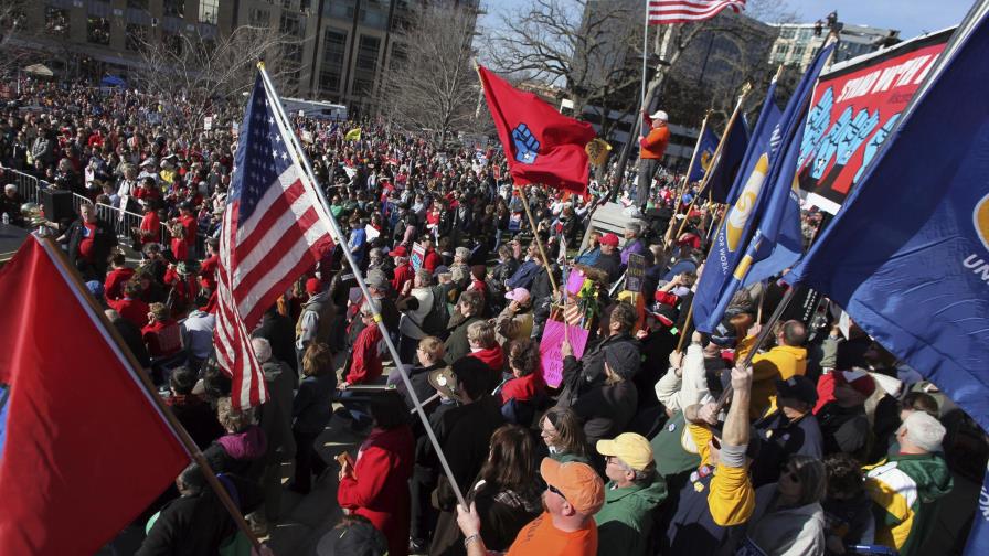 Campaña contra Trump tiene similitudes con otra en Wisconsin Campaña contra Trump tiene similitudes con otra en Wisconsin