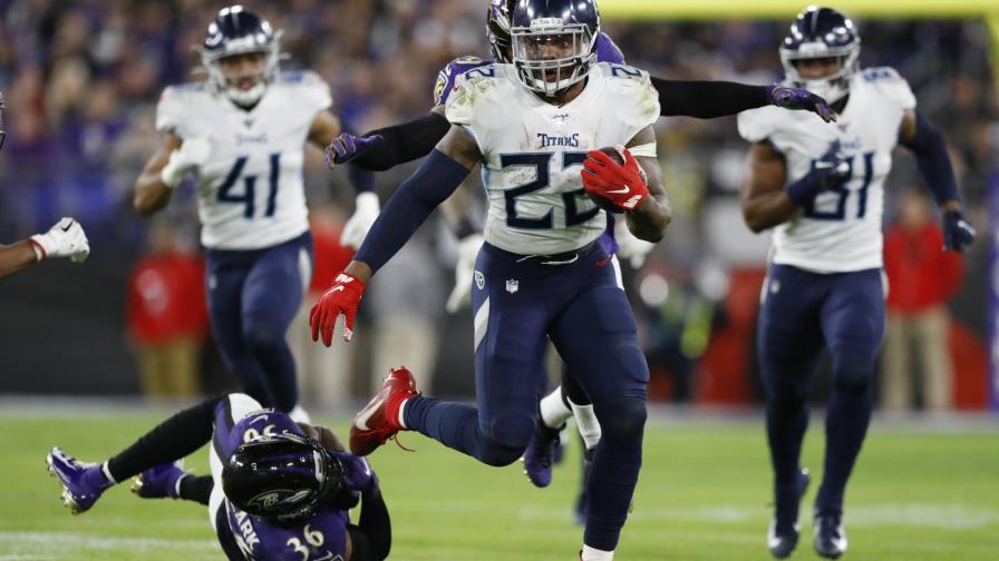 Los Titans derrotan a los Ravens 28-12 y pelearán por la AFC