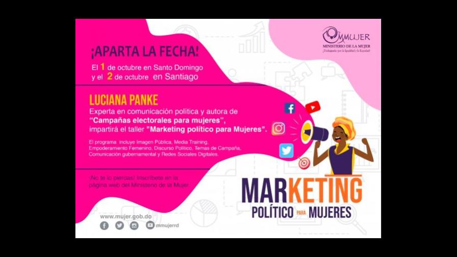 Realizarán taller empoderamiento femenino a través del marketing político