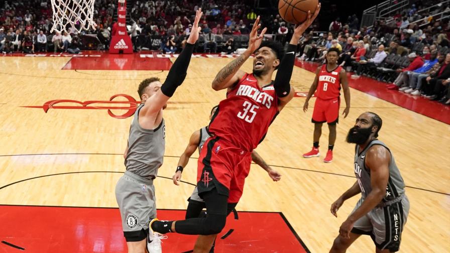 Rockets superan 114-104 a Nets para su 7ma victoria al hilo