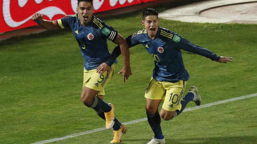 Falcao rescata empate 2-2 para Colombia en Chile