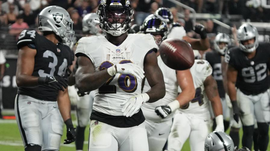 Un pase de Carr sella victoria 33-27 de Raiders sobre Ravens Un pase de Carr sella victoria 33-27 de Raiders sobre Ravens