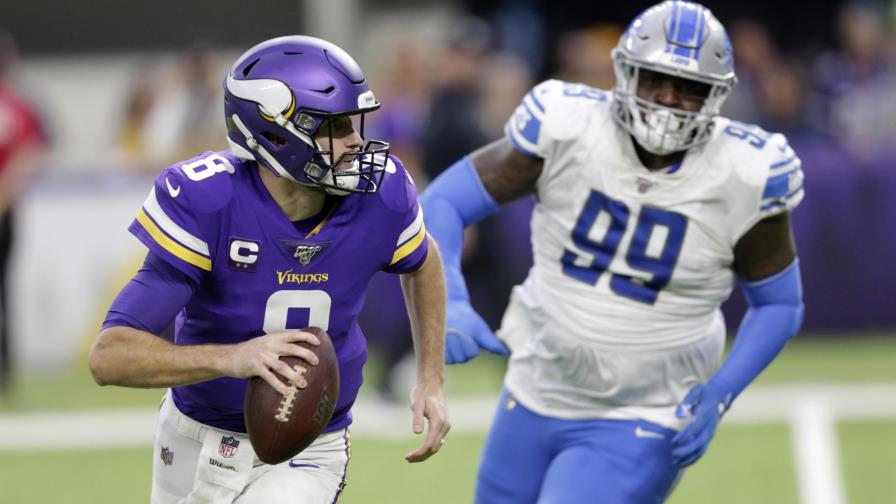 Defensiva de Vikings brilla en triunfo 20-7 sobre Lions