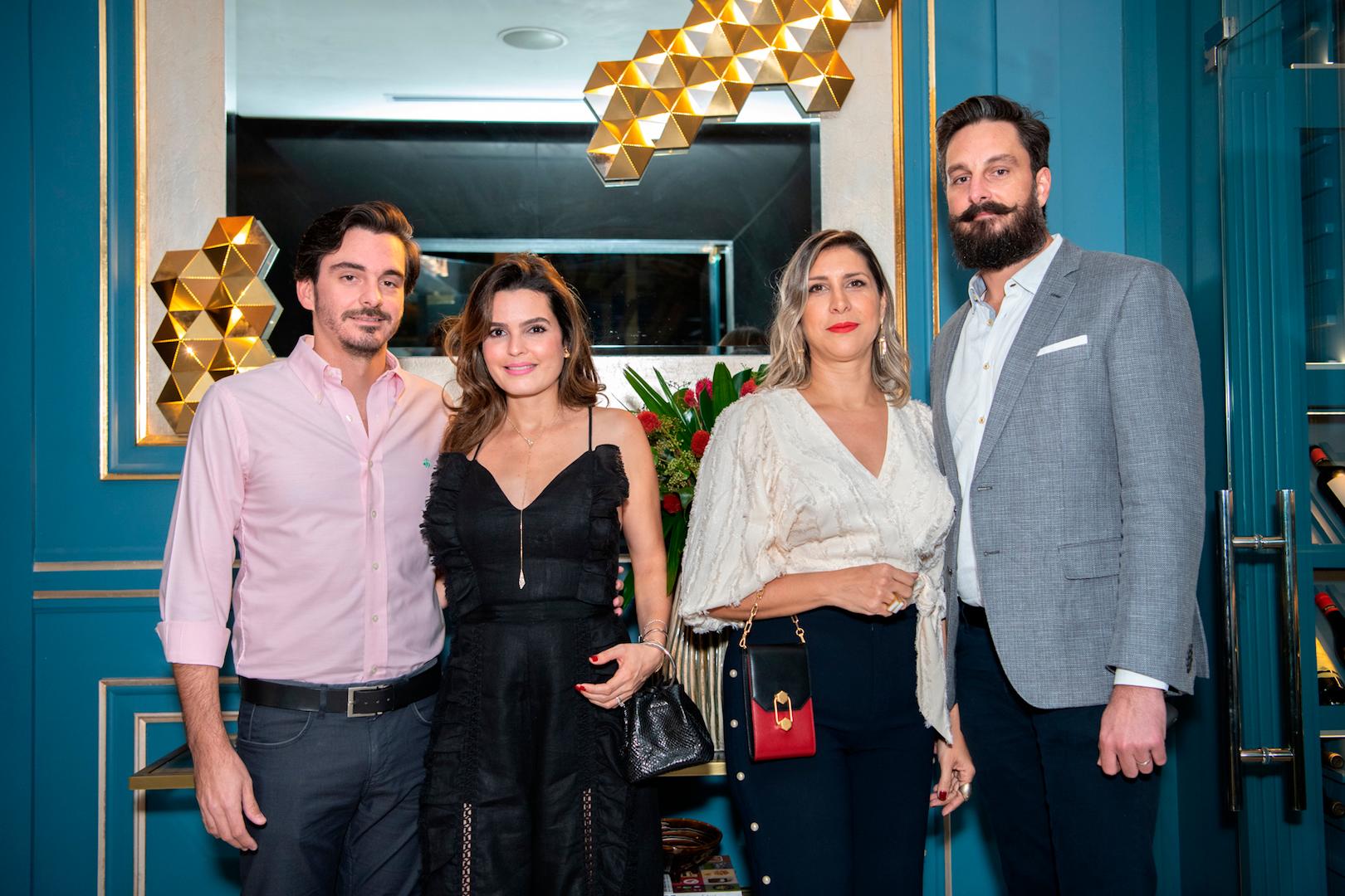 Justo García, Gabriella Haché, Aida Jiménez y Carlos García.