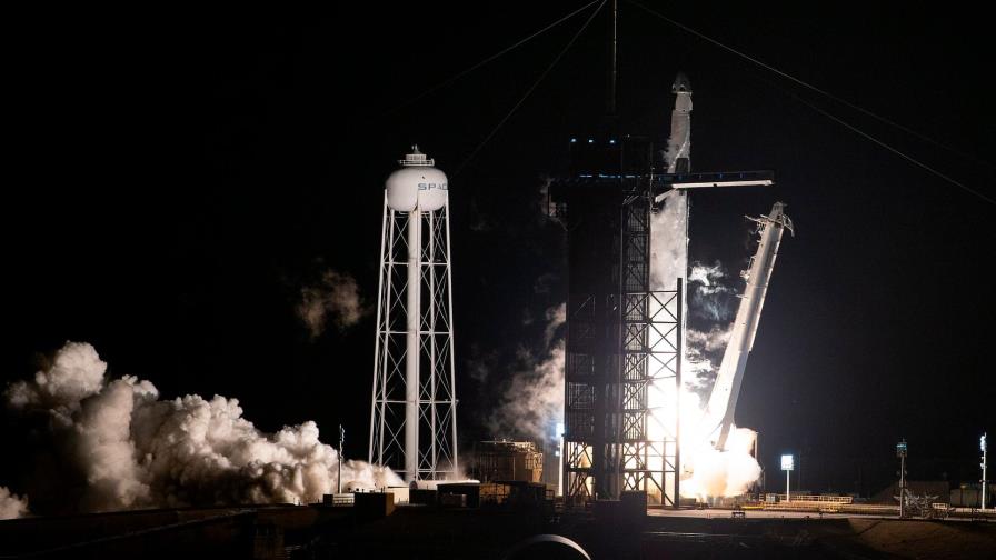 Despega tercera misión comercial tripulada de la NASA y SpaceX hacia la EEI