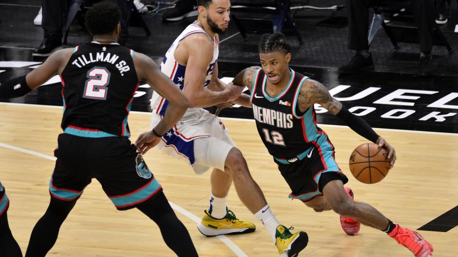 Morant vuelve y Grizzlies se imponen a 76ers.