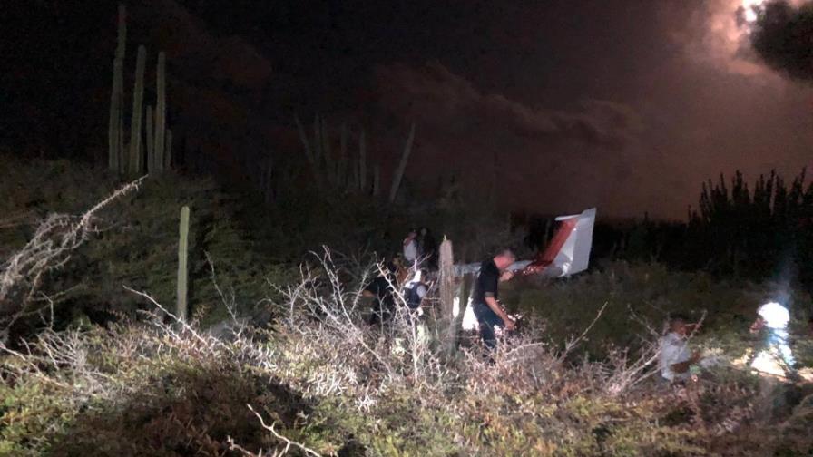 Avioneta salió de República Dominicana se precipita a tierra en Aruba