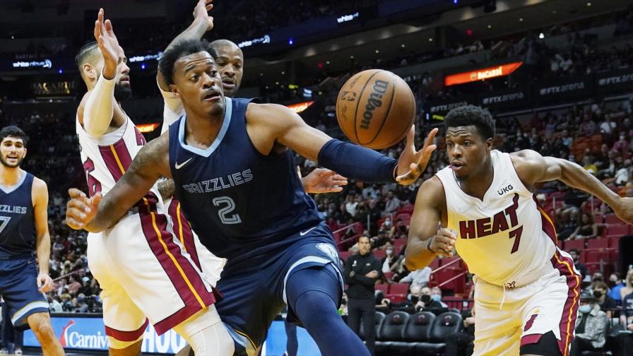 Brooks y Bane lideran a Grizzlies, que vencen 105-90 al Heat