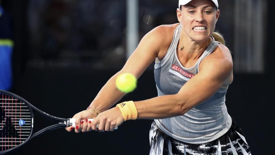 Kerber sale del torneo de Adelaida por lesión en la espalda