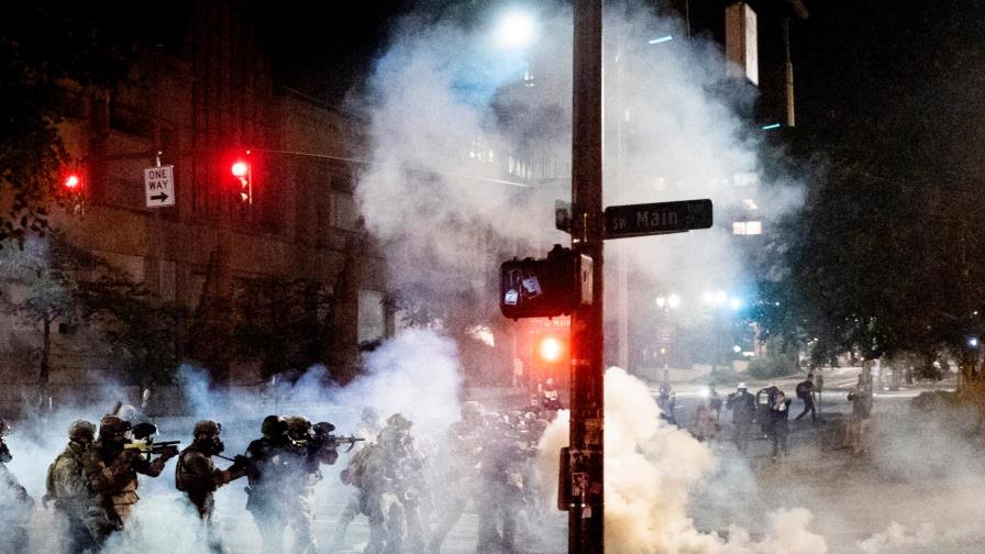 Nueva jornada de protestas contra el racismo en Portland