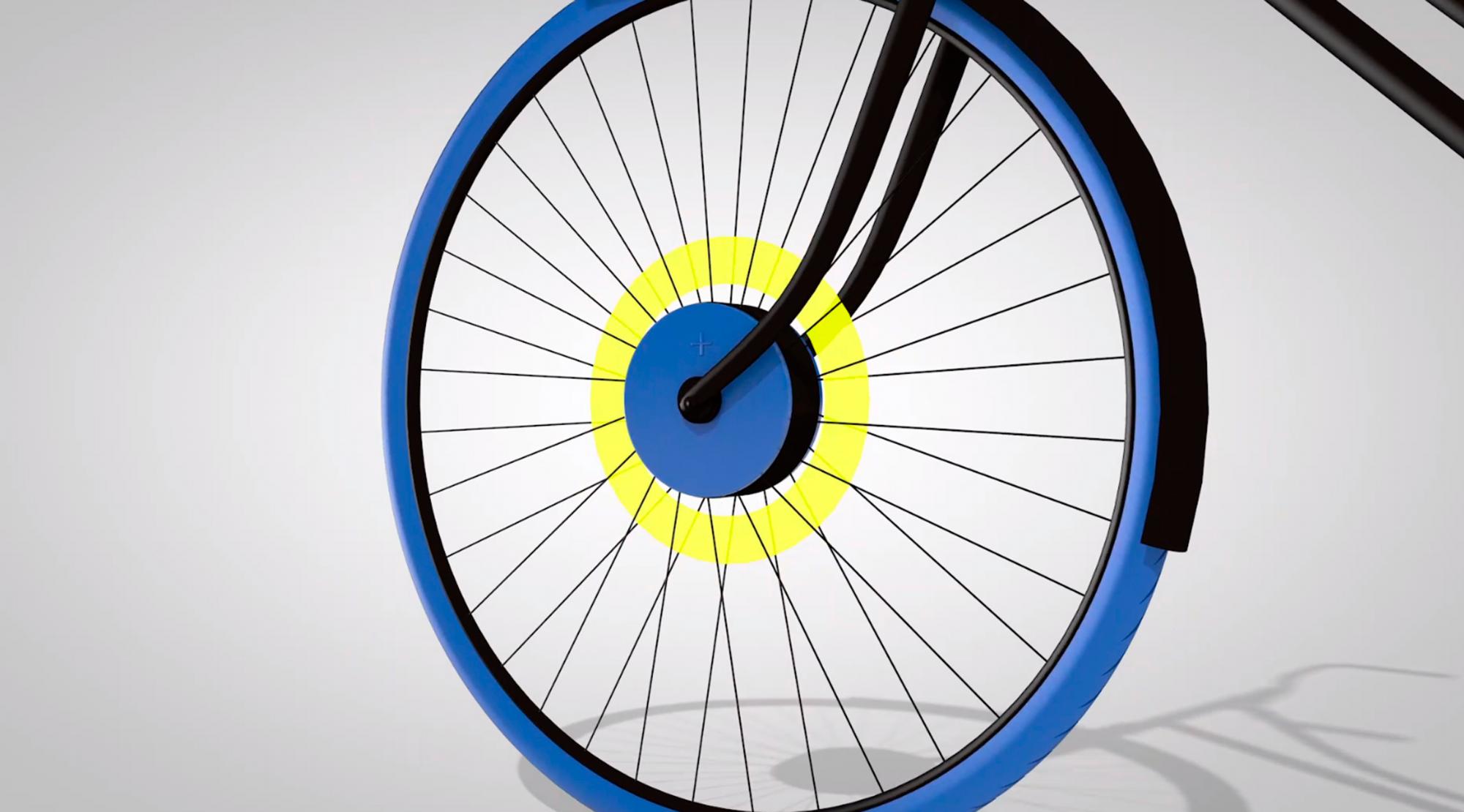 Así sería el modelo de rueda que entregarían a los usuarios de bicicletas de la capital de Países Bajos.