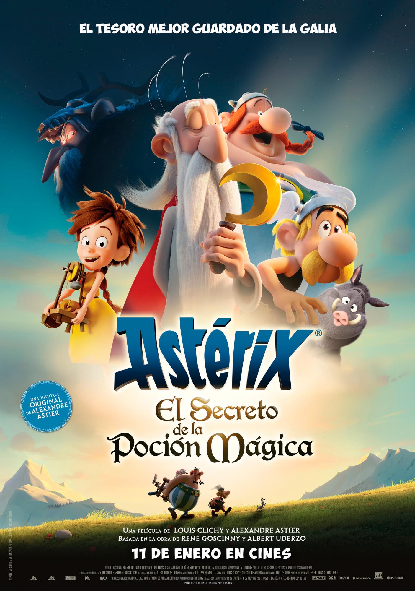 Imagen de la última película de dibujos animados sobre Astérix.