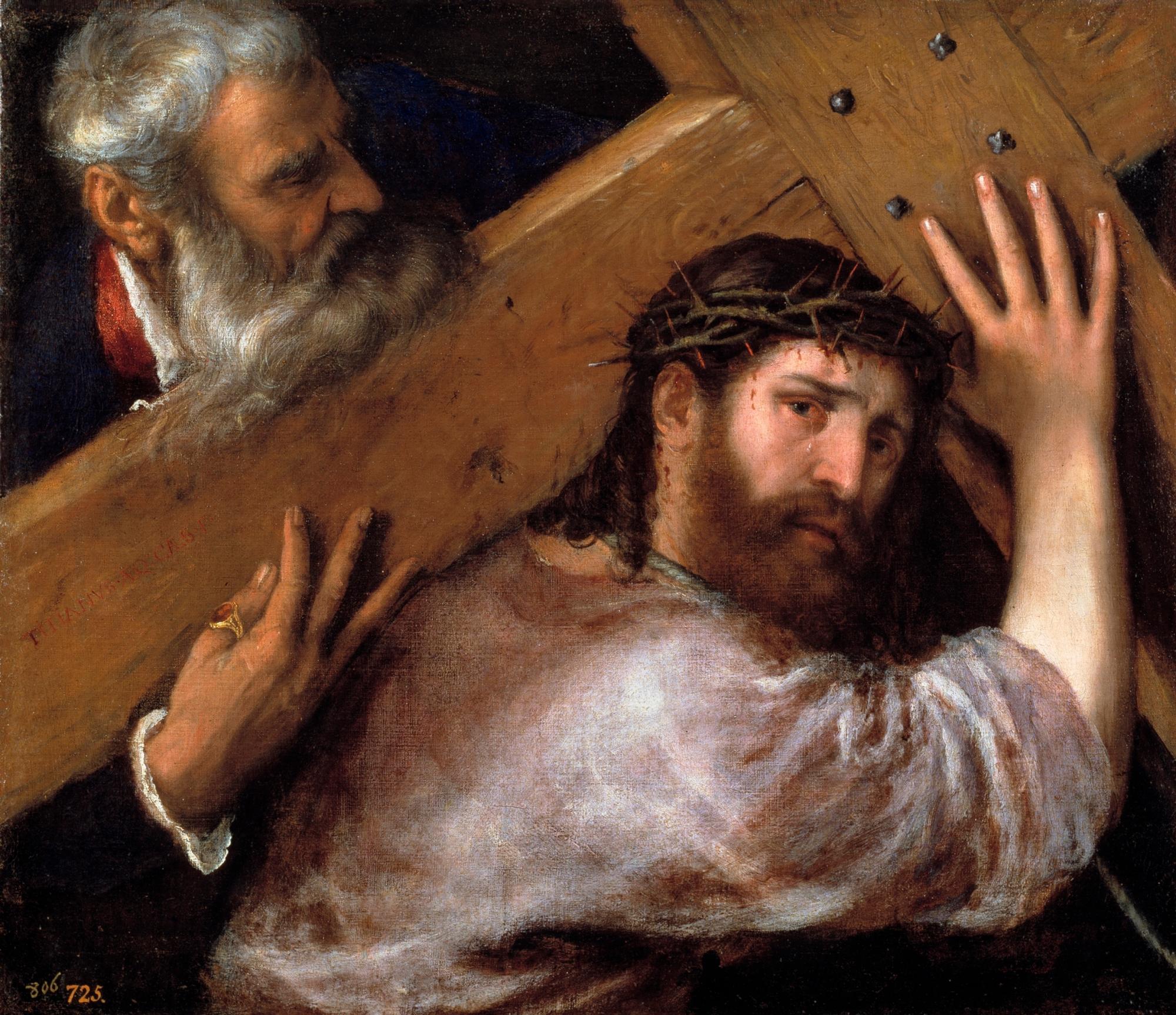”Cristo con la Cruz a cuestas” de Tiziano.