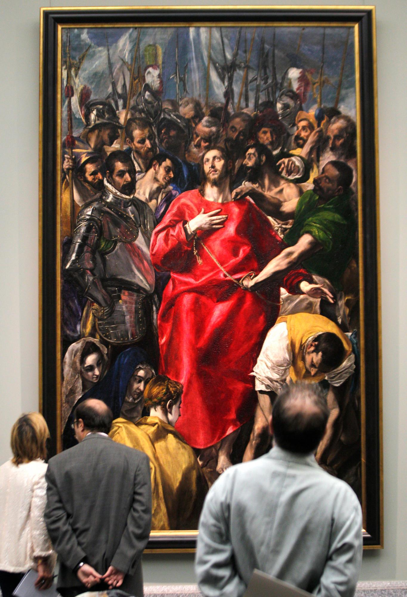 Imagen de la obra “El Expolio”, de El Greco, en el Museo del Prado de Madrid. 