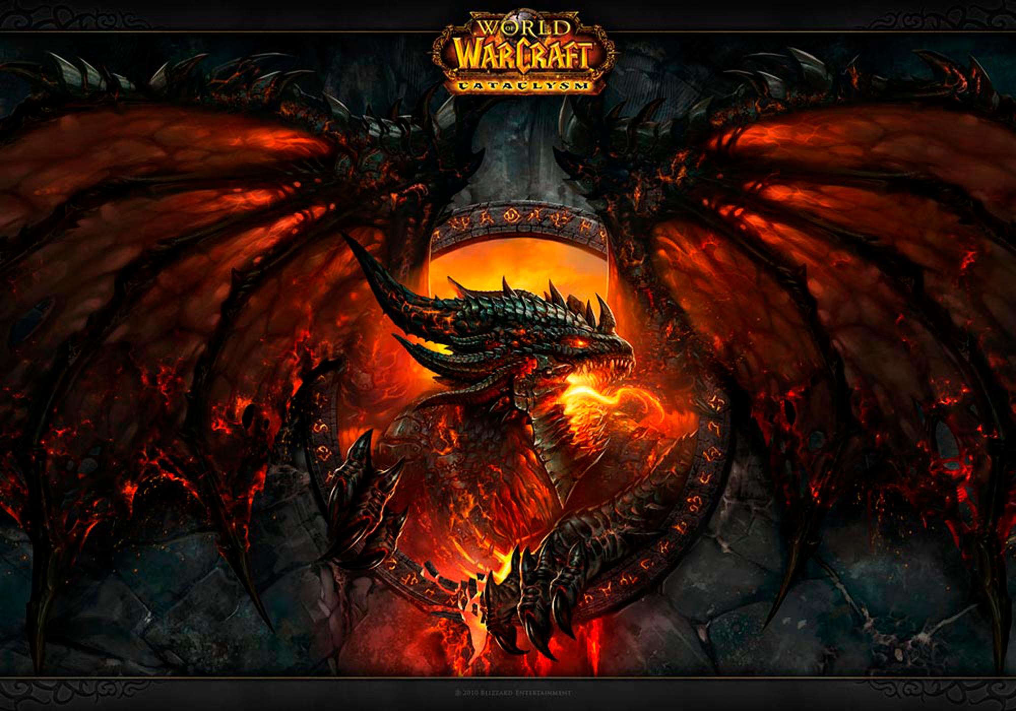 Uno de los dragones del juego Warcraft.
